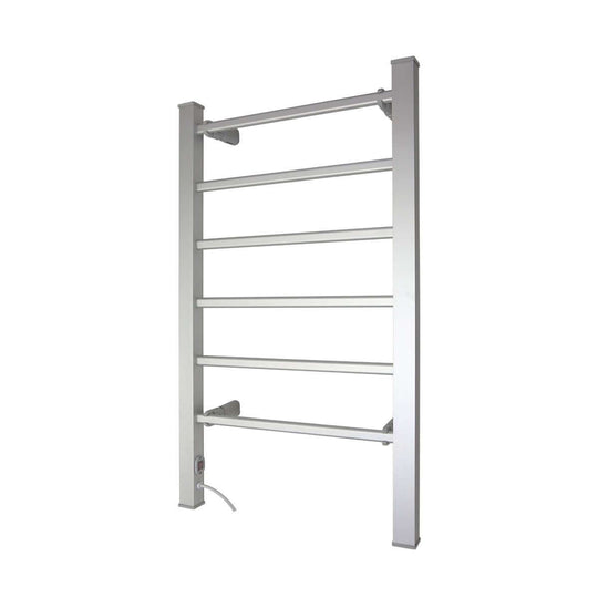 _label_, DSZ Product, feed-cond-new, feed-sl-free shipping, free-shipping, newPronti Heated Towel Rack Electric Bathroom Towel Rails Warmer 100W - Silver - Premium Home & Garden > Laundry & Cleaning > Drying Racks & Hangers from Pronti ! Shop Online Buy Now at S & D's Value Store Family Business Best Customer Service_label_, DSZ Product, feed-cond-new, feed-sl-free shipping, free-shipping, new