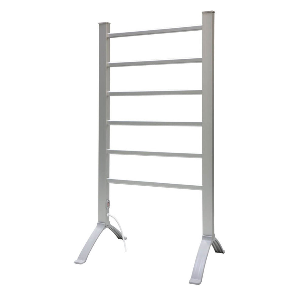 _label_, DSZ Product, feed-cond-new, feed-sl-free shipping, free-shipping, newPronti Heated Towel Rack Electric Bathroom Towel Rails Warmer 100W - Silver - Premium Home & Garden > Laundry & Cleaning > Drying Racks & Hangers from Pronti ! Shop Online Buy Now at S & D's Value Store Family Business Best Customer Service_label_, DSZ Product, feed-cond-new, feed-sl-free shipping, free-shipping, new