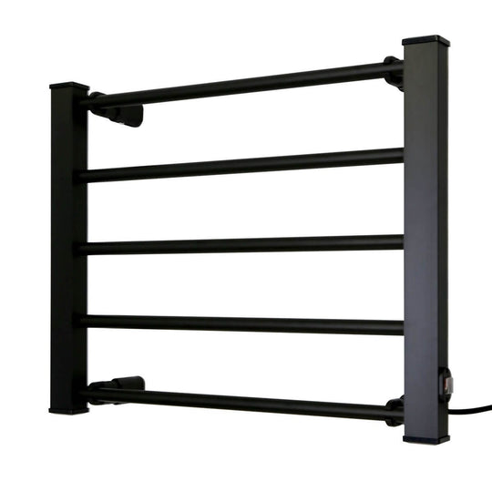 _label_, DSZ Product, feed-cond-new, feed-sl-free shipping, free-shipping, newPronti Heated Towel Rack Electric Bathroom Towel Rails Warmer Ev - 90  - Black - Premium Home & Garden > Laundry & Cleaning > Drying Racks & Hangers from Pronti ! Shop Online Buy Now at S & D's Value Store Family Business Best Customer Service_label_, DSZ Product, feed-cond-new, feed-sl-free shipping, free-shipping, new