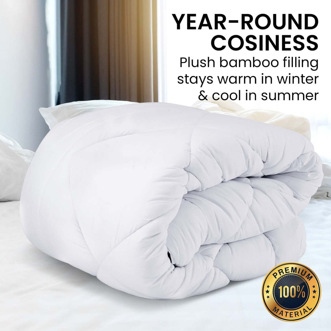 _label_, DSZ Product, feed-cond-new, feed-sl-free shipping, free-shippingLaura Hill 800Gsm Microfibre Bamboo Quilt Comforter Doona - Queen - Premium Home & Garden > Bedding > Quilts & Duvets from Laura Hill ! Shop Online Buy Now at S & D's Value Store Family Business Best Customer Service_label_, DSZ Product, feed-cond-new, feed-sl-free shipping, free-shipping