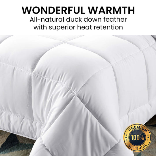 _label_, DSZ Product, feed-cond-new, feed-sl-free shipping, free-shippingLaura Hill 500Gsm Duck Down Feather Quilt Duvet Doona - King - Premium Home & Garden > Bedding > Quilts & Duvets from Laura Hill ! Shop Online Buy Now at S & D's Value Store Family Business Best Customer Service_label_, DSZ Product, feed-cond-new, feed-sl-free shipping, free-shipping