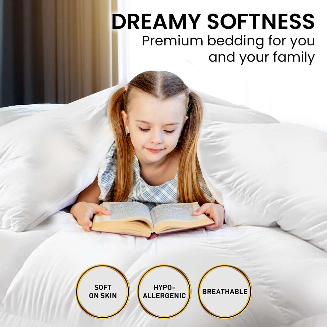 _label_, DSZ Product, feed-cond-new, feed-sl-free shipping, free-shippingLaura Hill 500Gsm Duck Down Feather Quilt Duvet Doona - King - Premium Home & Garden > Bedding > Quilts & Duvets from Laura Hill ! Shop Online Buy Now at S & D's Value Store Family Business Best Customer Service_label_, DSZ Product, feed-cond-new, feed-sl-free shipping, free-shipping