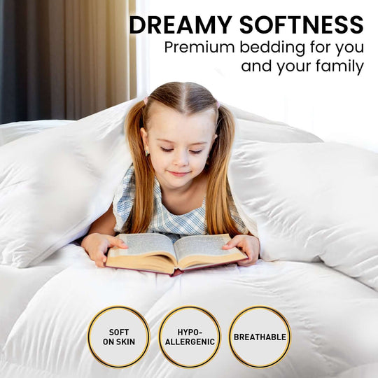 _label_, DSZ Product, feed-cond-new, feed-sl-free shipping, free-shippingLaura Hill 500Gsm Duck Down Feather Quilt Comforter Doona - Super King - Premium Home & Garden > Bedding > Quilts & Duvets from Laura Hill ! Shop Online Buy Now at S & D's Value Store Family Business Best Customer Service_label_, DSZ Product, feed-cond-new, feed-sl-free shipping, free-shipping