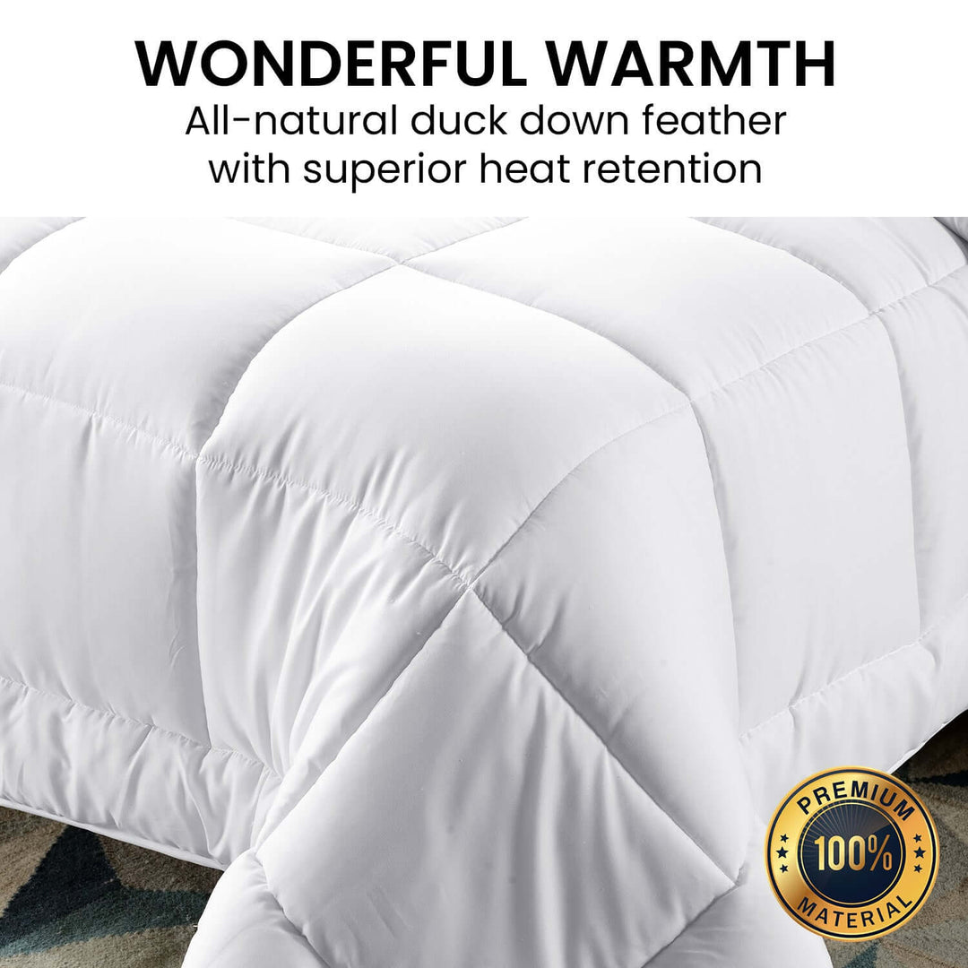 _label_, DSZ Product, feed-cond-new, feed-sl-free shipping, free-shippingLaura Hill 700Gsm Duck Down Feather Quilt Duvet Doona - Super King - Premium Home & Garden > Bedding > Quilts & Duvets from Laura Hill ! Shop Online Buy Now at S & D's Value Store Family Business Best Customer Service_label_, DSZ Product, feed-cond-new, feed-sl-free shipping, free-shipping