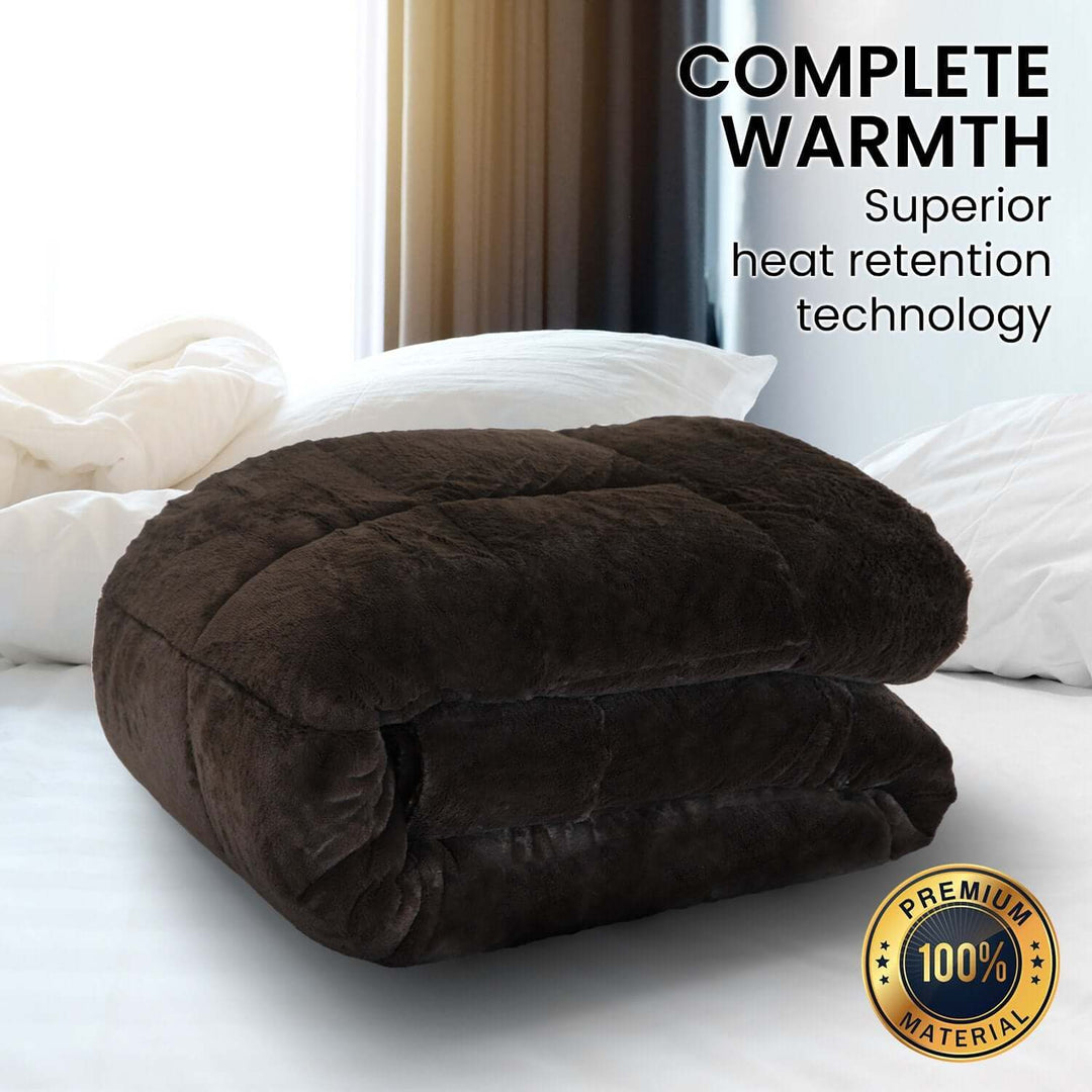 _label_, DSZ Product, feed-cond-new, feed-sl-free shipping, free-shippingLaura Hill 600Gsm Faux Mink Quilt Comforter Doona - King - Premium Home & Garden > Bedding > Quilts & Duvets from Laura Hill ! Shop Online Buy Now at S & D's Value Store Family Business Best Customer Service_label_, DSZ Product, feed-cond-new, feed-sl-free shipping, free-shipping