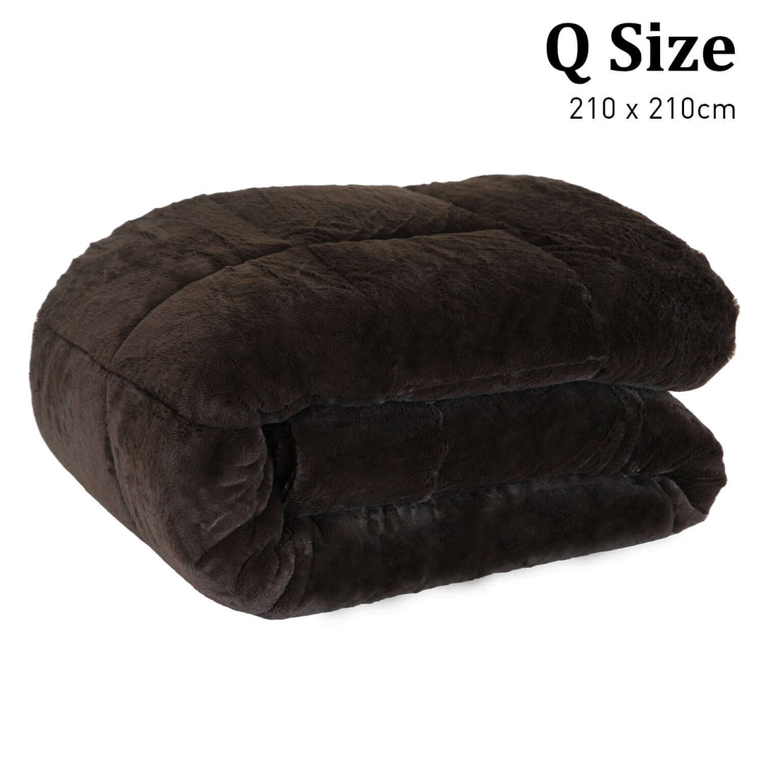 _label_, DSZ Product, feed-cond-new, feed-sl-free shipping, free-shippingLaura Hill 600Gsm Faux Mink Comforter Quilt Duvet Doona - Queen - Premium Home & Garden > Bedding > Quilts & Duvets from Laura Hill ! Shop Online Buy Now at S & D's Value Store Family Business Best Customer Service_label_, DSZ Product, feed-cond-new, feed-sl-free shipping, free-shipping