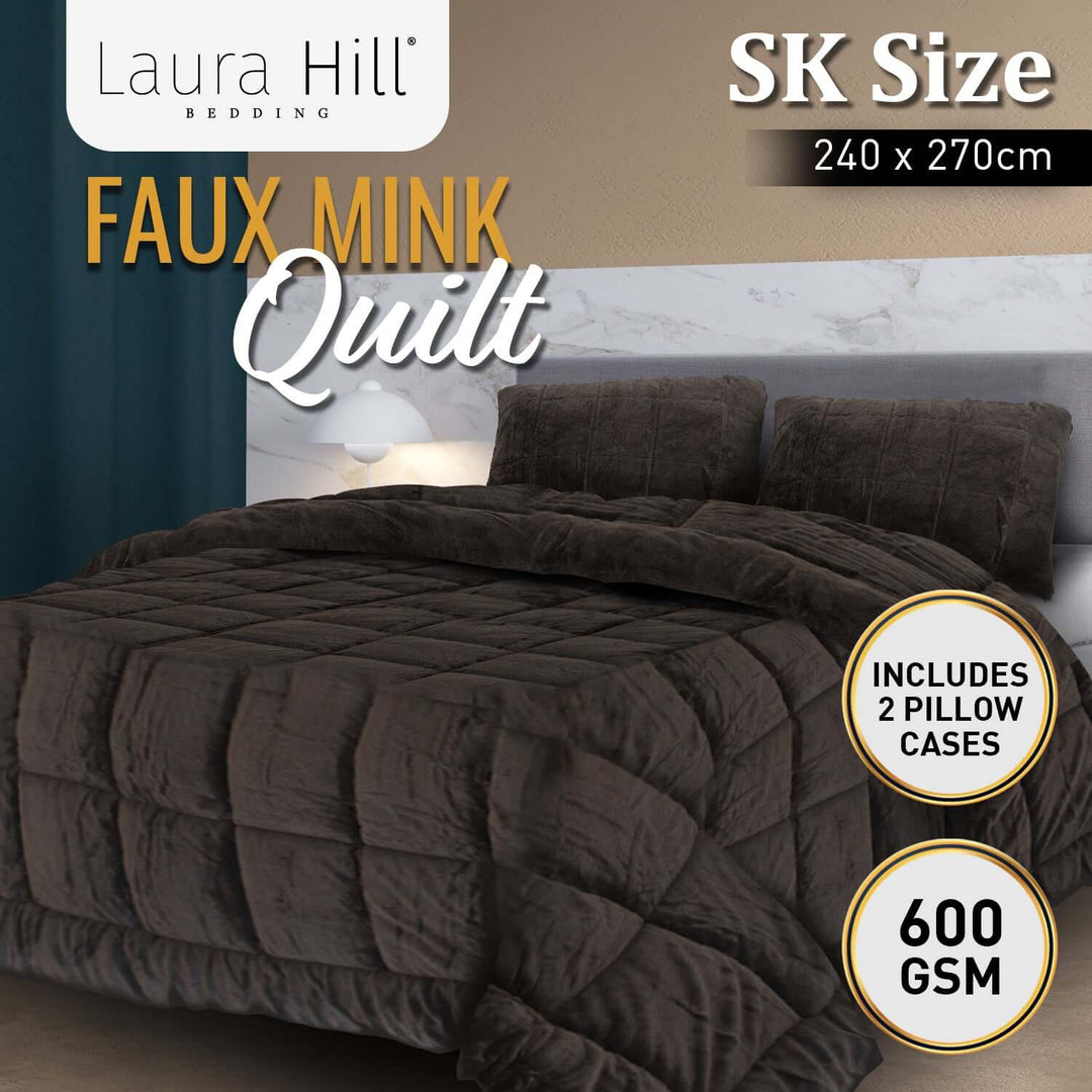 _label_, DSZ Product, feed-cond-new, feed-sl-free shipping, free-shippingLaura Hill Faux Mink Comforter Quilt Doona Duvet 600Gsm - Super King - Premium Home & Garden > Bedding > Quilts & Duvets from Laura Hill ! Shop Online Buy Now at S & D's Value Store Family Business Best Customer Service_label_, DSZ Product, feed-cond-new, feed-sl-free shipping, free-shipping