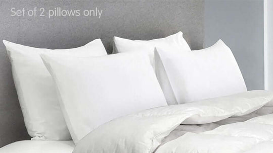 _label_, DSZ Product, feed-cond-new, feed-sl-free shipping, free-shippingLaura Hill Duck Down Feather Pillow Twin Set - 1.3Kg - Premium Home & Garden > Bedding > Pillows from Laura Hill ! Shop Online Buy Now at S & D's Value Store Family Business Best Customer Service_label_, DSZ Product, feed-cond-new, feed-sl-free shipping, free-shipping