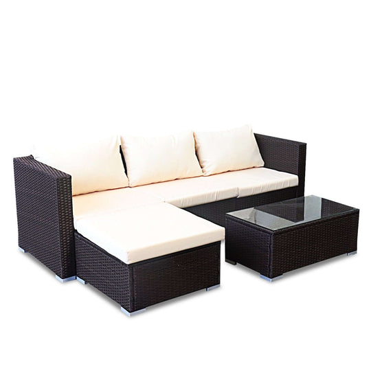 DSZ Product, feed-cond-new, feed-sl-DSZ Freight Payable, newSarantino 5Pc Modular Outdoor Lounge Set Pe Rattan - Brown - Premium Furniture > Outdoor > Outdoor Sofas & Lounge Sets from Sarantino ! Shop Online Buy Now at S & D's Value Store Family Business Best Customer ServiceDSZ Product, feed-cond-new, feed-sl-DSZ Freight Payable, new