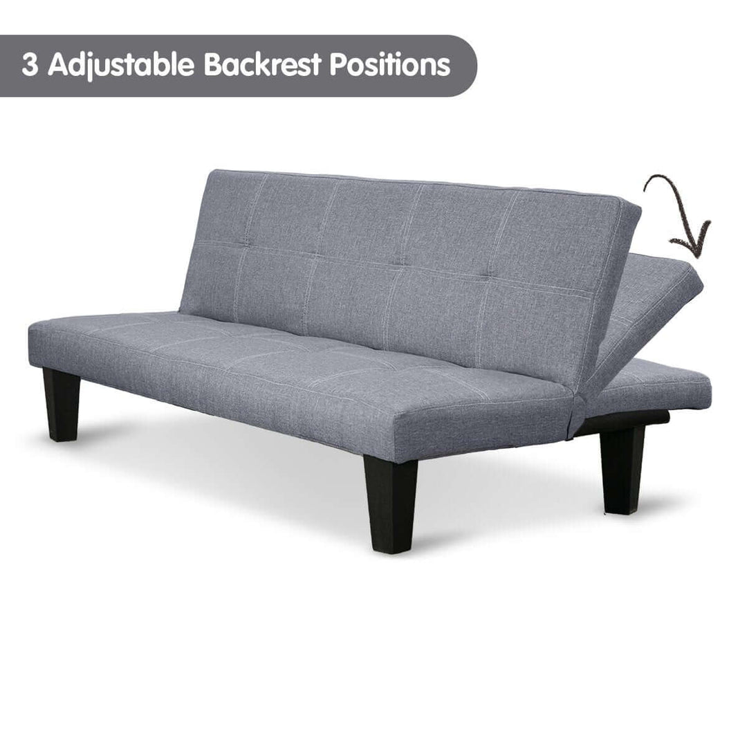 DSZ Product, feed-cond-new, feed-sl-DSZ Freight Payable, newSarantino Sofa Bed Lounge Couch Futon Furniture Seat Adjustable Suite Dark Grey - Premium Furniture > Bar Stools & Chairs > Arm Chairs & Recliners from Sarantino ! Shop Online Buy Now at S & D's Value Store Family Business Best Customer ServiceDSZ Product, feed-cond-new, feed-sl-DSZ Freight Payable, new