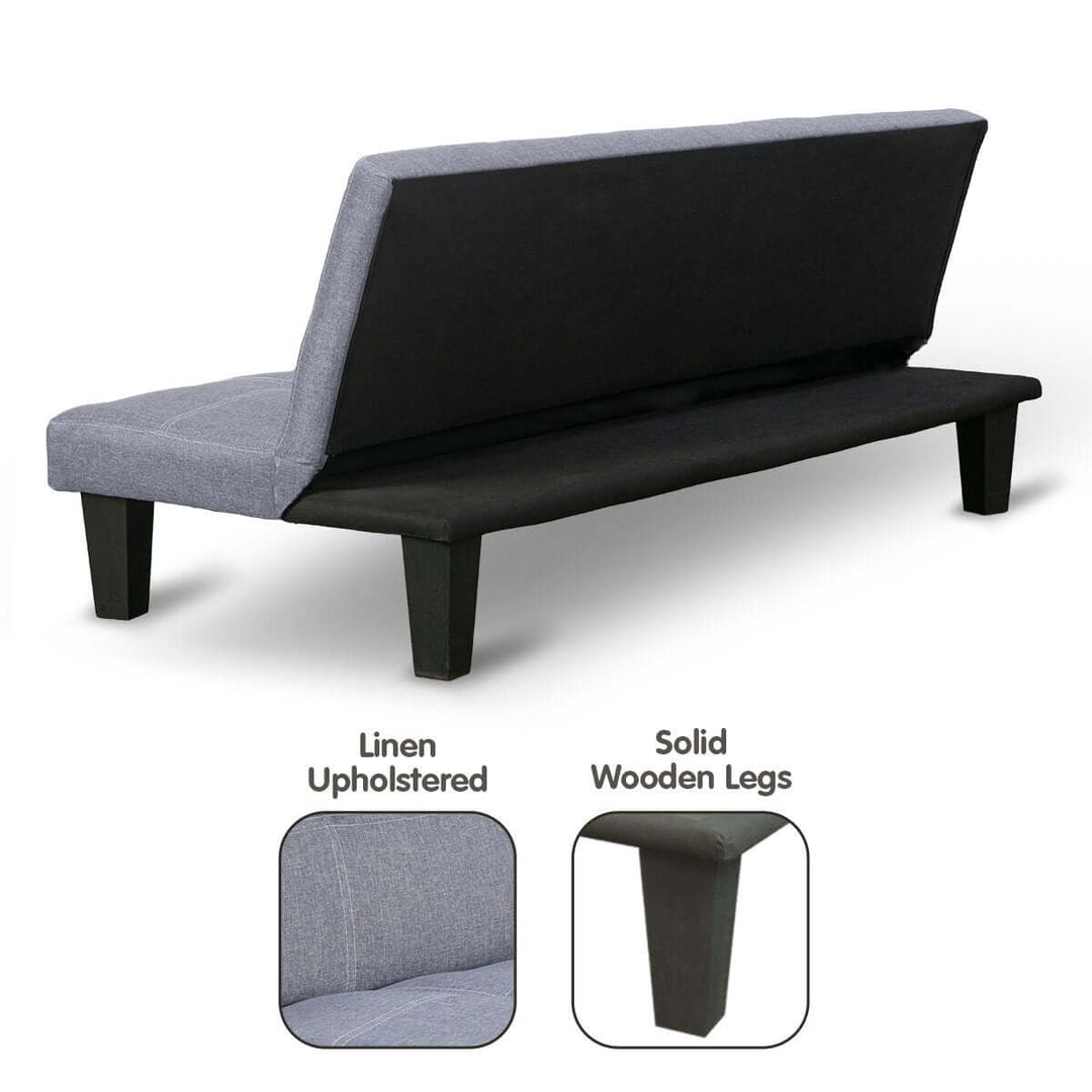 DSZ Product, feed-cond-new, feed-sl-DSZ Freight Payable, newSarantino Sofa Bed Lounge Couch Futon Furniture Seat Adjustable Suite Dark Grey - Premium Furniture > Bar Stools & Chairs > Arm Chairs & Recliners from Sarantino ! Shop Online Buy Now at S & D's Value Store Family Business Best Customer ServiceDSZ Product, feed-cond-new, feed-sl-DSZ Freight Payable, new