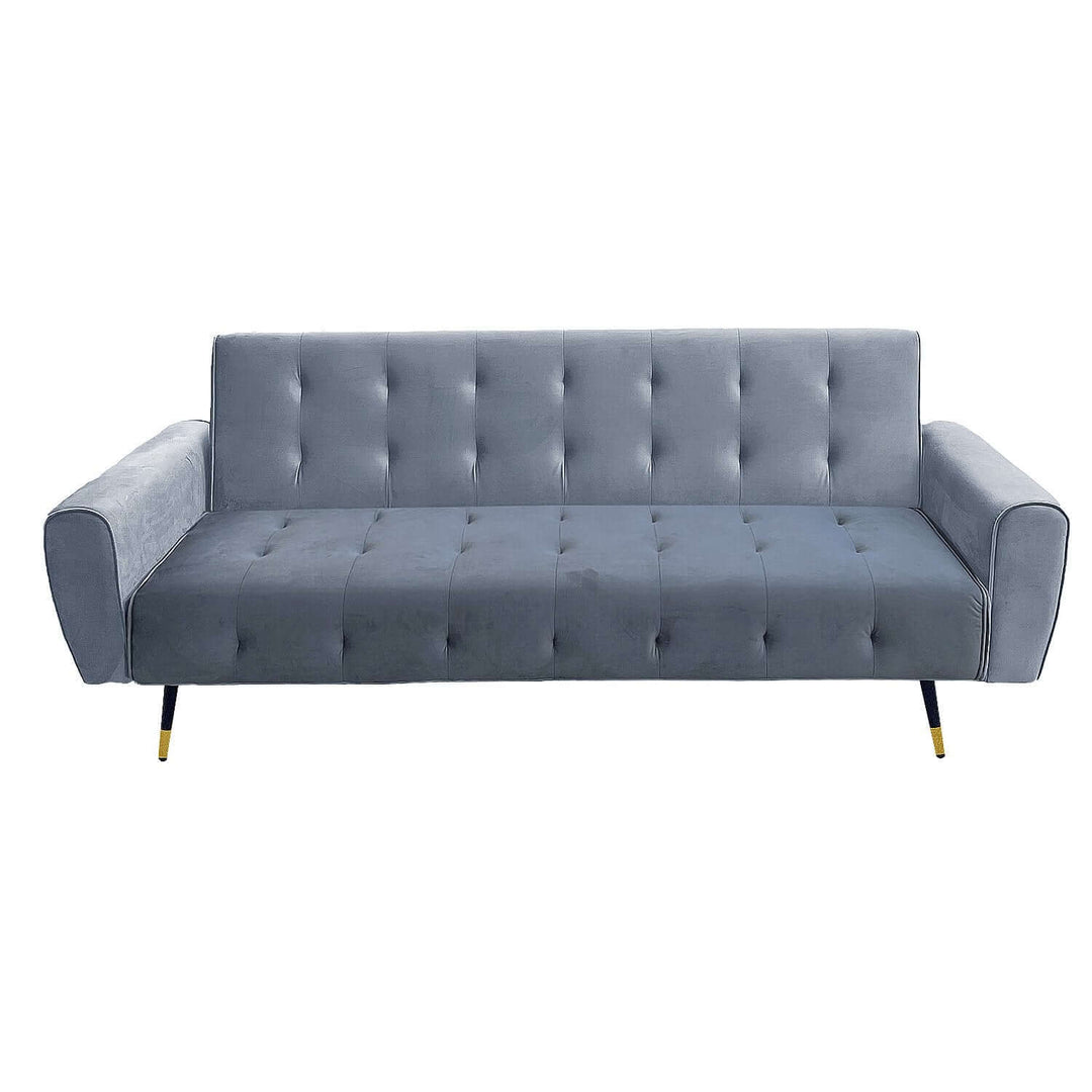 DSZ Product, feed-cond-new, feed-sl-DSZ Freight Payable, newSarantino Ava 3 - Seater Tufted Velvet Sofa Bed By Sarantino - Light Grey - Premium Furniture > Bar Stools & Chairs > Arm Chairs & Recliners from Sarantino ! Shop Online Buy Now at S & D's Value Store Family Business Best Customer ServiceDSZ Product, feed-cond-new, feed-sl-DSZ Freight Payable, new