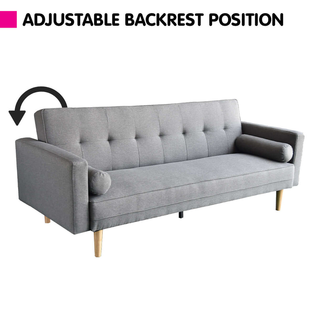 DSZ Product, feed-cond-new, feed-sl-DSZ Freight Payable, newSarantino Madison Sofa Bed Lounge Couch Futon Furniture Home Light Grey Linen Suite - Premium Furniture > Bar Stools & Chairs > Arm Chairs & Recliners from Sarantino ! Shop Online Buy Now at S & D's Value Store Family Business Best Customer ServiceDSZ Product, feed-cond-new, feed-sl-DSZ Freight Payable, new