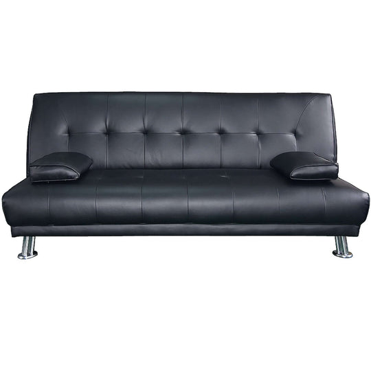 DSZ Product, feed-cond-new, feed-sl-DSZ Freight Payable, newSarantino Manhattan Sofa Bed Faux Leather Lounge Couch Futon Furniture Suite - Black - Premium Furniture > Bar Stools & Chairs > Arm Chairs & Recliners from Sarantino ! Shop Online Buy Now at S & D's Value Store Family Business Best Customer ServiceDSZ Product, feed-cond-new, feed-sl-DSZ Freight Payable, new