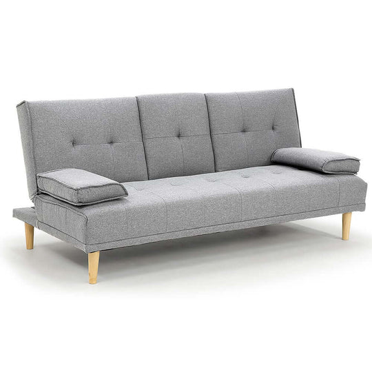 DSZ Product, feed-cond-new, feed-sl-DSZ Freight Payable, newSarantino Rochester Linen Fabric Sofa Bed Lounge Couch Futon Furniture Suite - Light Grey - Premium Furniture > Bar Stools & Chairs > Arm Chairs & Recliners from Sarantino ! Shop Online Buy Now at S & D's Value Store Family Business Best Customer ServiceDSZ Product, feed-cond-new, feed-sl-DSZ Freight Payable, new