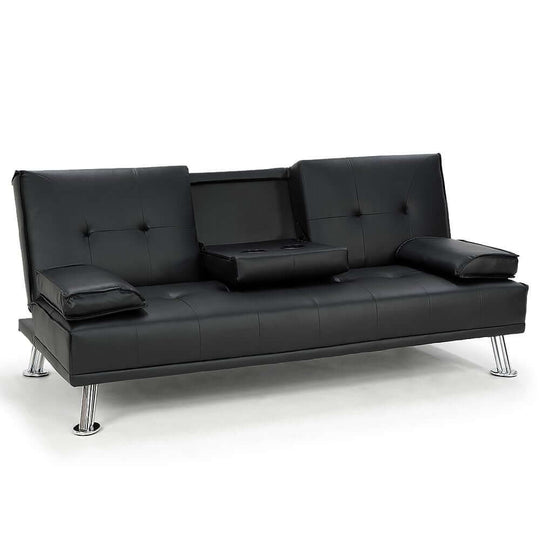 DSZ Product, feed-cond-new, feed-sl-DSZ Freight Payable, newSarantino Rochester Faux Leather Sofa Bed Lounge Couch Futon Furniture Suite - Black - Premium Furniture > Bar Stools & Chairs > Arm Chairs & Recliners from Sarantino ! Shop Online Buy Now at S & D's Value Store Family Business Best Customer ServiceDSZ Product, feed-cond-new, feed-sl-DSZ Freight Payable, new