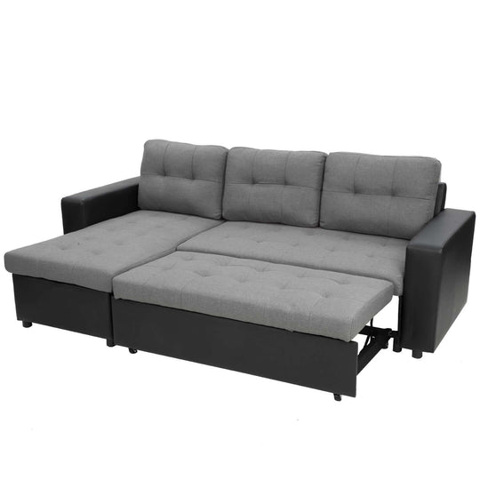 DSZ Product, feed-cond-new, feed-sl-DSZ Freight Payable, newSarantino Corner Sofa Linen Lounge Couch L - Shaped Modular Furniture Home Chaise Grey - Premium Furniture > Bar Stools & Chairs > Arm Chairs & Recliners from Sarantino ! Shop Online Buy Now at S & D's Value Store Family Business Best Customer ServiceDSZ Product, feed-cond-new, feed-sl-DSZ Freight Payable, new