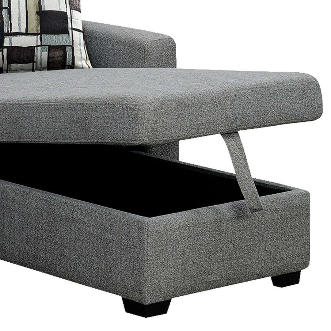 DSZ Product, feed-cond-new, feed-sl-DSZ Freight Payable, newSarantino Fontana Pullout Sofa Bed With Storage Chaise Lounge - Grey - Premium Furniture > Bar Stools & Chairs > Arm Chairs & Recliners from Sarantino ! Shop Online Buy Now at S & D's Value Store Family Business Best Customer ServiceDSZ Product, feed-cond-new, feed-sl-DSZ Freight Payable, new