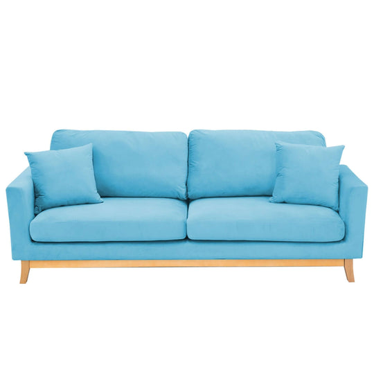 DSZ Product, feed-cond-new, feed-sl-DSZ Freight Payable, newSarantino 3 Seater Faux Velvet Wooden Sofa Bed Couch Furniture - Blue - Premium Furniture > Bar Stools & Chairs > Arm Chairs & Recliners from Sarantino ! Shop Online Buy Now at S & D's Value Store Family Business Best Customer ServiceDSZ Product, feed-cond-new, feed-sl-DSZ Freight Payable, new