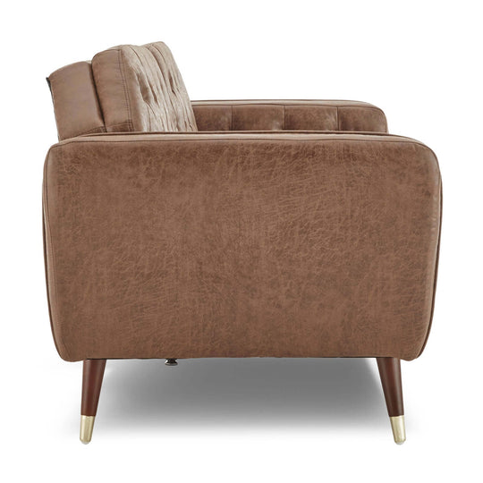 DSZ Product, feed-cond-new, feed-sl-DSZ Freight Payable, newSarantino Faux Velvet Tufted Sofa Bed Couch Futon - Brown - Premium Furniture > Bar Stools & Chairs > Arm Chairs & Recliners from Sarantino ! Shop Online Buy Now at S & D's Value Store Family Business Best Customer ServiceDSZ Product, feed-cond-new, feed-sl-DSZ Freight Payable, new