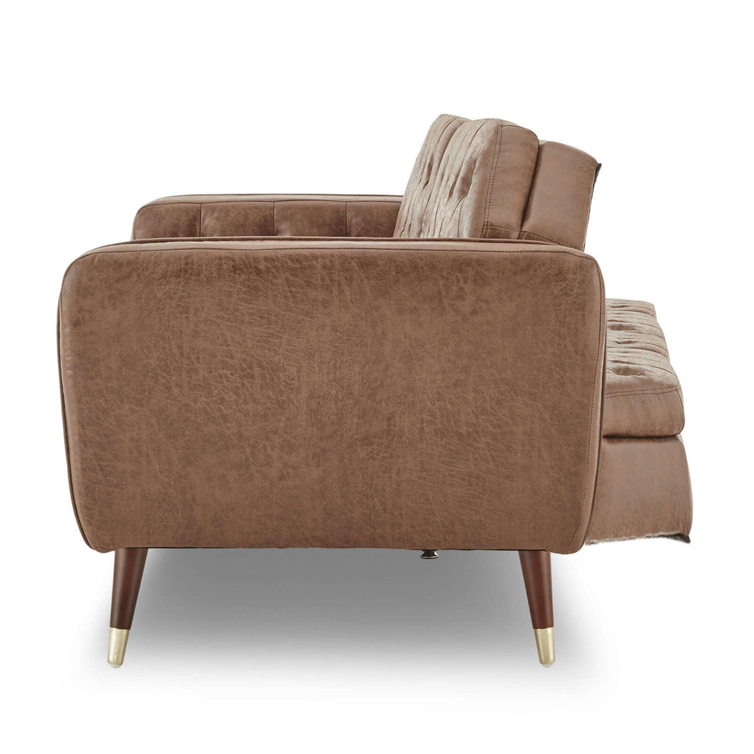 DSZ Product, feed-cond-new, feed-sl-DSZ Freight Payable, newSarantino Faux Velvet Tufted Sofa Bed Couch Futon - Brown - Premium Furniture > Bar Stools & Chairs > Arm Chairs & Recliners from Sarantino ! Shop Online Buy Now at S & D's Value Store Family Business Best Customer ServiceDSZ Product, feed-cond-new, feed-sl-DSZ Freight Payable, new