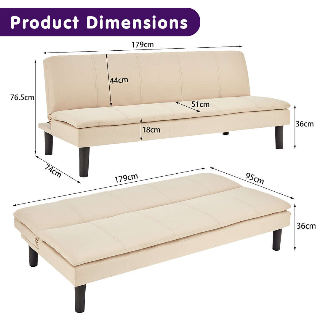 DSZ Product, feed-cond-new, feed-sl-DSZ Freight Payable, newSarantino 3 Seater Modular Faux Linen Fabric Sofa Bed Couch - Beige - Premium Furniture > Bar Stools & Chairs > Arm Chairs & Recliners from Sarantino ! Shop Online Buy Now at S & D's Value Store Family Business Best Customer ServiceDSZ Product, feed-cond-new, feed-sl-DSZ Freight Payable, new