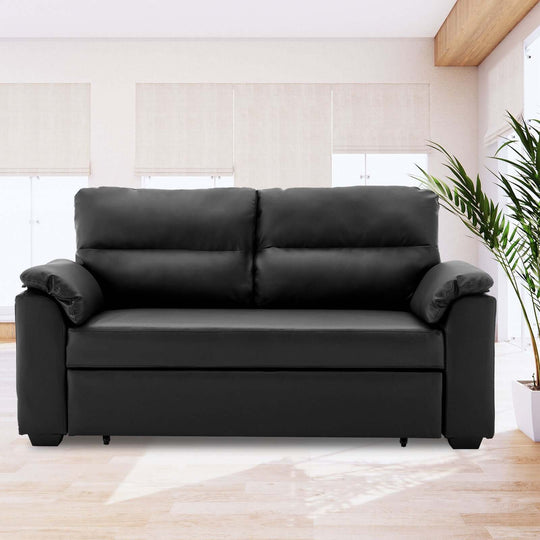 DSZ Product, feed-cond-new, feed-sl-DSZ Freight Payable, newSarantino Faux Leather Sofa Bed Couch Lounge - Black - Premium Furniture > Bar Stools & Chairs > Arm Chairs & Recliners from Sarantino ! Shop Online Buy Now at S & D's Value Store Family Business Best Customer ServiceDSZ Product, feed-cond-new, feed-sl-DSZ Freight Payable, new