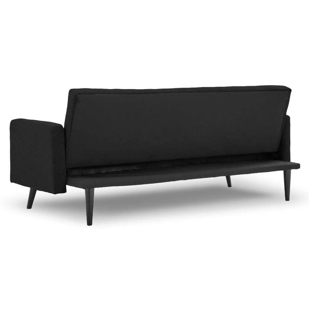 DSZ Product, feed-cond-new, feed-sl-DSZ Freight Payable, newSarantino Tufted Faux Linen 3 - Seater Sofa Bed With Armrests - Black - Premium Furniture > Bar Stools & Chairs > Arm Chairs & Recliners from Sarantino ! Shop Online Buy Now at S & D's Value Store Family Business Best Customer ServiceDSZ Product, feed-cond-new, feed-sl-DSZ Freight Payable, new