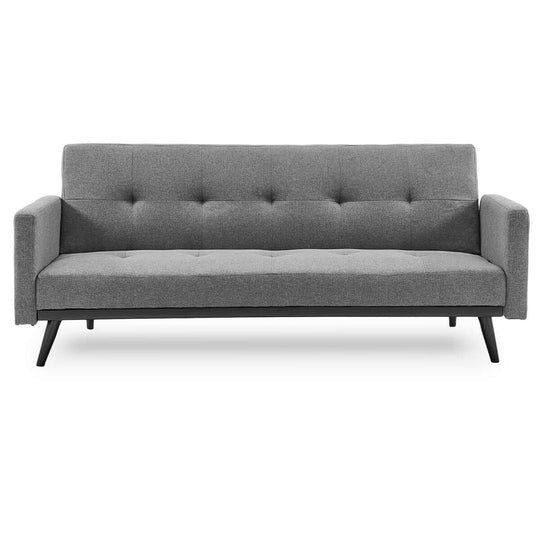 DSZ Product, feed-cond-new, feed-sl-DSZ Freight Payable, newSarantino Tufted Faux Linen 3 - Seater Sofa Bed With Armrests - Light Grey - Premium Furniture > Bar Stools & Chairs > Arm Chairs & Recliners from Sarantino ! Shop Online Buy Now at S & D's Value Store Family Business Best Customer ServiceDSZ Product, feed-cond-new, feed-sl-DSZ Freight Payable, new