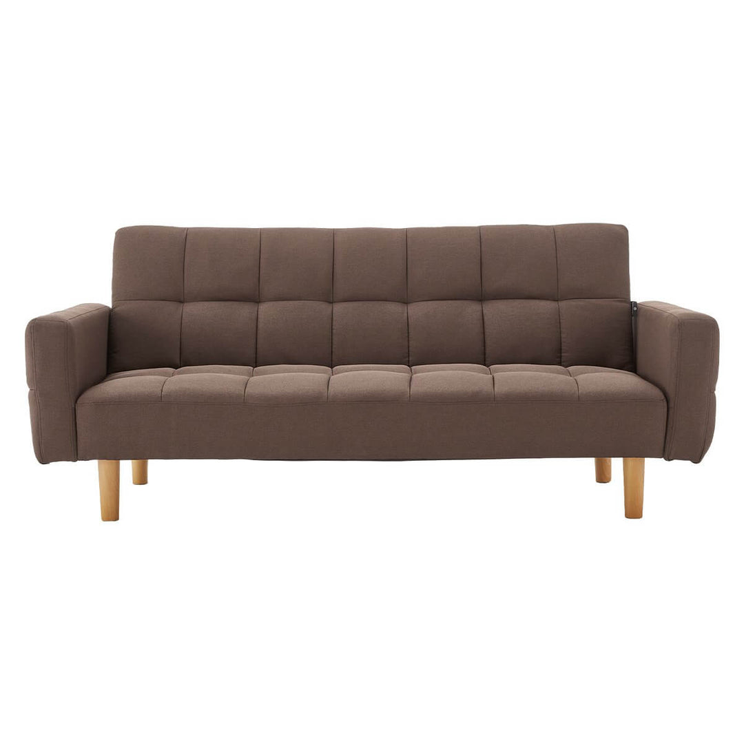 DSZ Product, feed-cond-new, feed-sl-DSZ Freight Payable, newSarantino 3 - Seater Fabric Sofa Bed Futon - Brown - Premium Furniture > Sofas > Sofas & Sofa Beds from Sarantino ! Shop Online Buy Now at S & D's Value Store Family Business Best Customer ServiceDSZ Product, feed-cond-new, feed-sl-DSZ Freight Payable, new