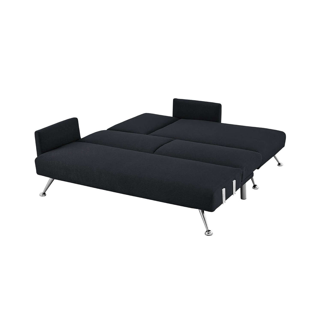 DSZ Product, feed-cond-new, feed-sl-DSZ Freight Payable, newSarantino  Mia 3 - Seater Sofa Bed With Chaise & 3 Pillows - Black - Premium Furniture > Bar Stools & Chairs > Arm Chairs & Recliners from Sarantino ! Shop Online Buy Now at S & D's Value Store Family Business Best Customer ServiceDSZ Product, feed-cond-new, feed-sl-DSZ Freight Payable, new