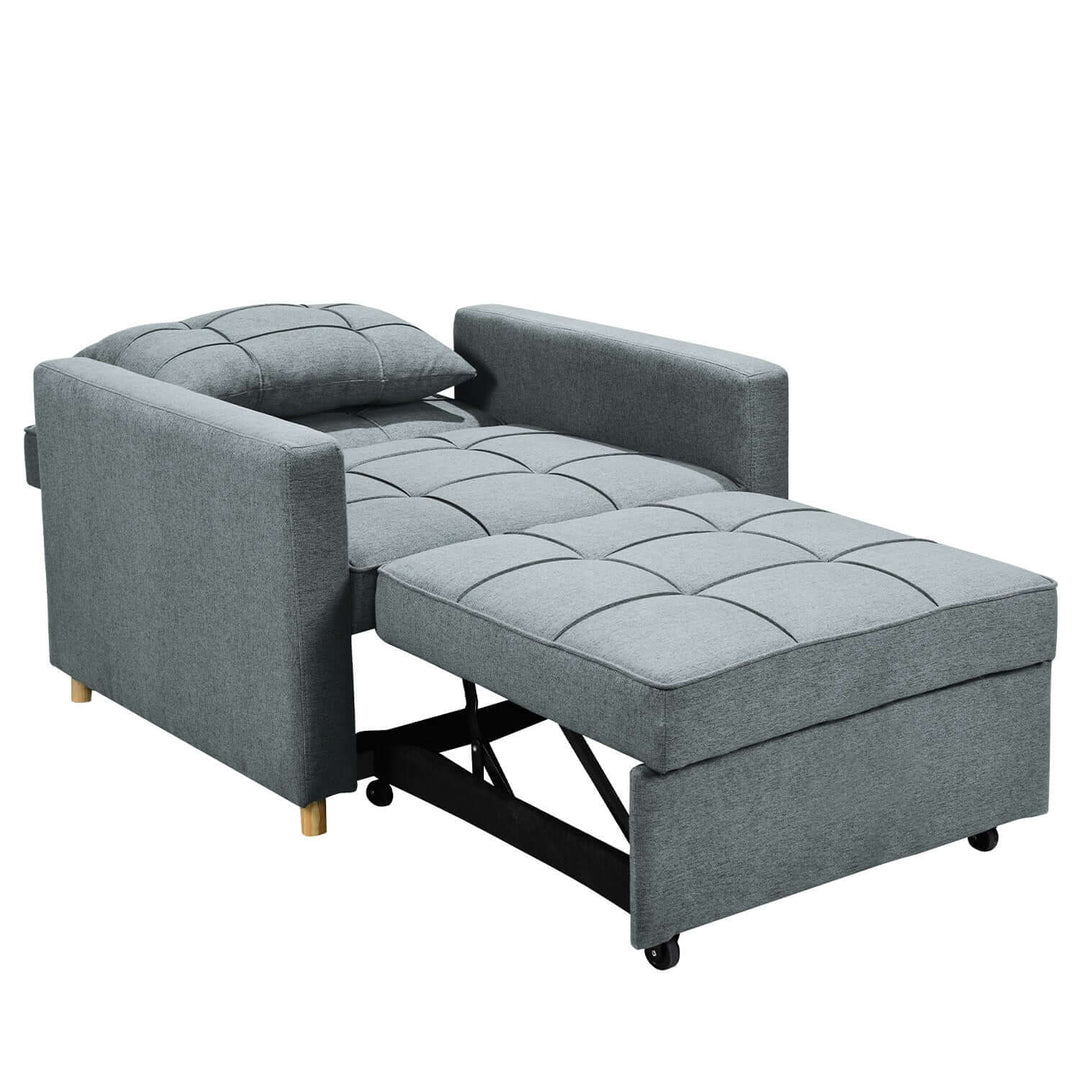 DSZ Product, feed-cond-new, feed-sl-DSZ Freight Payable, newSarantino Suri 3 - In - 1 Convertible Sofa Chair Bed -  Airforce Blue - Premium Furniture > Bar Stools & Chairs > Arm Chairs & Recliners from Sarantino ! Shop Online Buy Now at S & D's Value Store Family Business Best Customer ServiceDSZ Product, feed-cond-new, feed-sl-DSZ Freight Payable, new