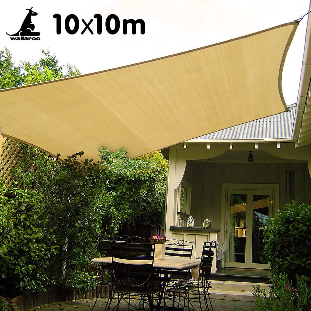 DSZ Product, feed-cond-new, feed-sl-DSZ Freight Payable, newWallaroo Square Shade Sail 10M X 10M - Sand - Premium Home & Garden > Pool & Accessories > Beach Towels from Wallaroo ! Shop Online Buy Now at S & D's Value Store Family Business Best Customer ServiceDSZ Product, feed-cond-new, feed-sl-DSZ Freight Payable, new