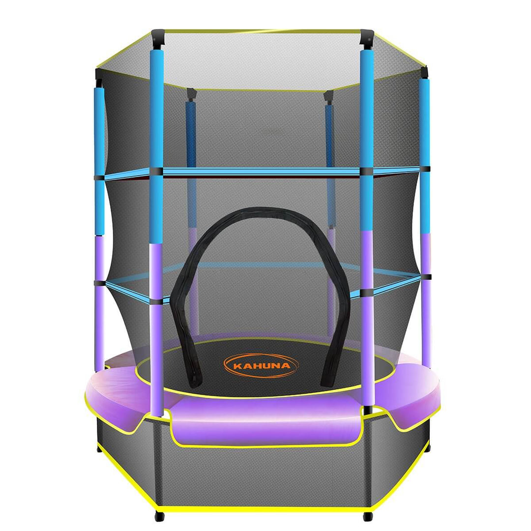 _label_, DSZ Product, feed-cond-new, feed-sl-free shipping, free-shipping, newKahuna 4.5Ft Trampoline Round Free Safety Net Spring Pad Cover Mat Outdoor Blue Purple - Premium Sports & Fitness > Trampolines > Trampolines & Accessories from Kahuna ! Shop Online Buy Now at S & D's Value Store Family Business Best Customer Service_label_, DSZ Product, feed-cond-new, feed-sl-free shipping, free-shipping, new