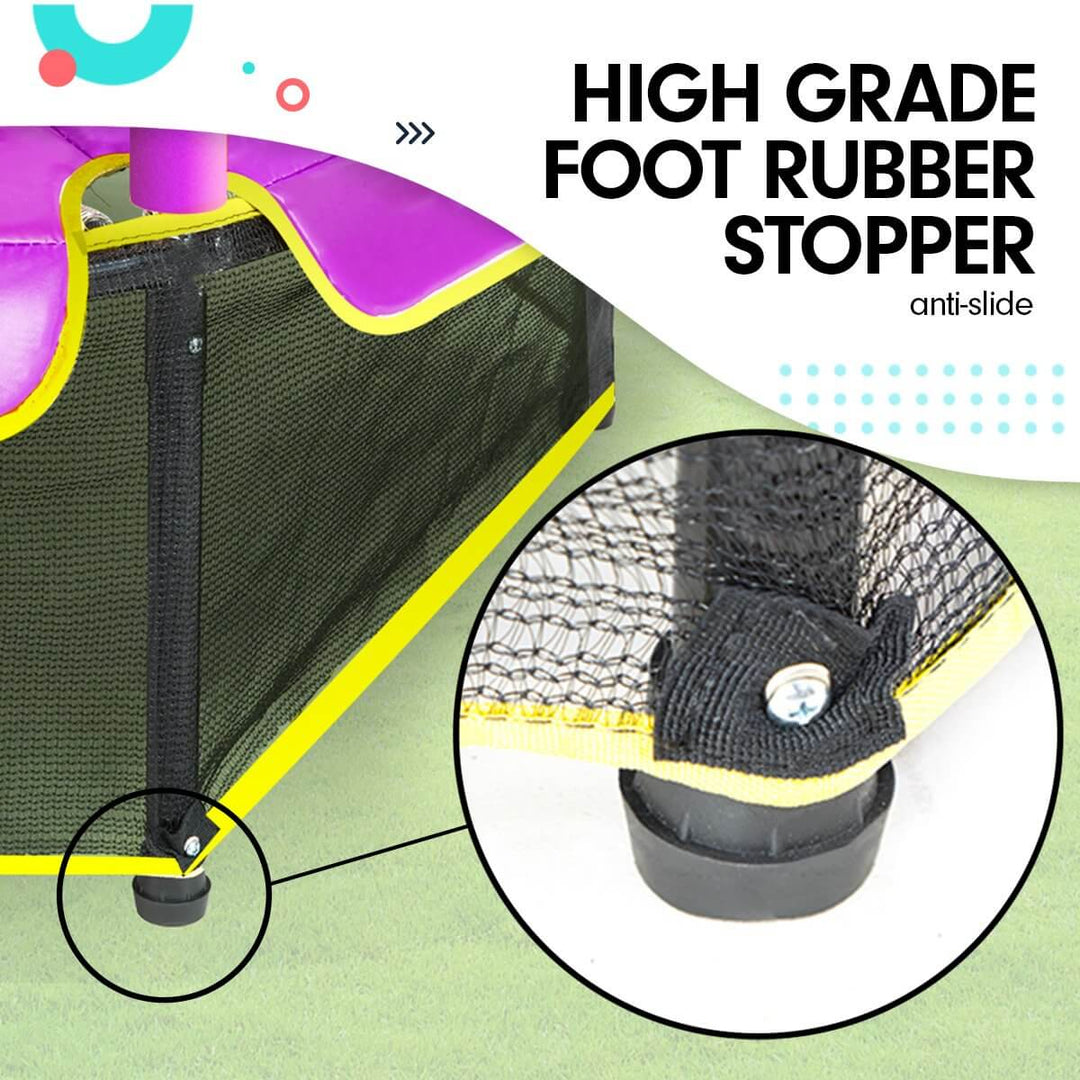 _label_, DSZ Product, feed-cond-new, feed-sl-free shipping, free-shipping, newKahuna 4.5Ft Trampoline Round Free Safety Net Spring Pad Cover Mat Outdoor Blue Purple - Premium Sports & Fitness > Trampolines > Trampolines & Accessories from Kahuna ! Shop Online Buy Now at S & D's Value Store Family Business Best Customer Service_label_, DSZ Product, feed-cond-new, feed-sl-free shipping, free-shipping, new