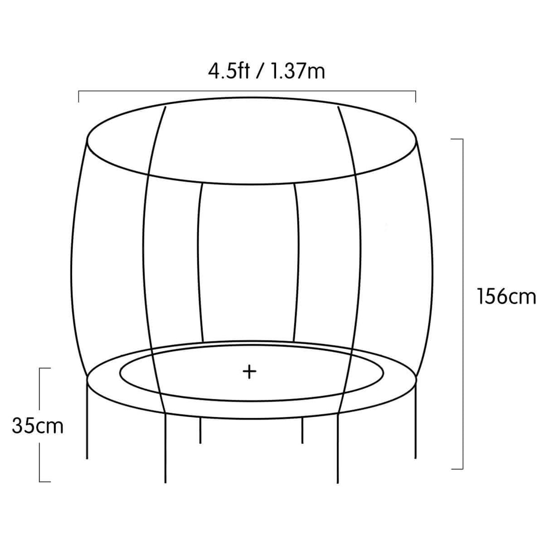 _label_, DSZ Product, feed-cond-new, feed-sl-free shipping, free-shipping, newKahuna 4.5Ft Trampoline Round Free Safety Net Spring Pad Cover Mat Outdoor Blue Purple - Premium Sports & Fitness > Trampolines > Trampolines & Accessories from Kahuna ! Shop Online Buy Now at S & D's Value Store Family Business Best Customer Service_label_, DSZ Product, feed-cond-new, feed-sl-free shipping, free-shipping, new