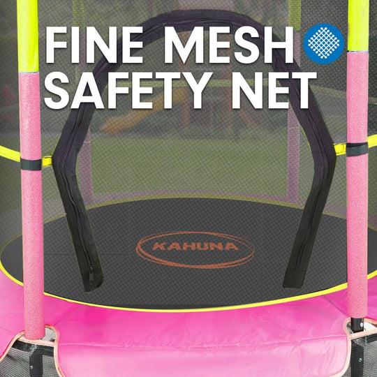 _label_, DSZ Product, feed-cond-new, feed-sl-free shipping, free-shipping, newKahuna 4.5Ft Trampoline Round Free Safety Net Spring Pad Cover Mat Yellow Pink - Premium Sports & Fitness > Trampolines > Trampolines & Accessories from Kahuna ! Shop Online Buy Now at S & D's Value Store Family Business Best Customer Service_label_, DSZ Product, feed-cond-new, feed-sl-free shipping, free-shipping, new