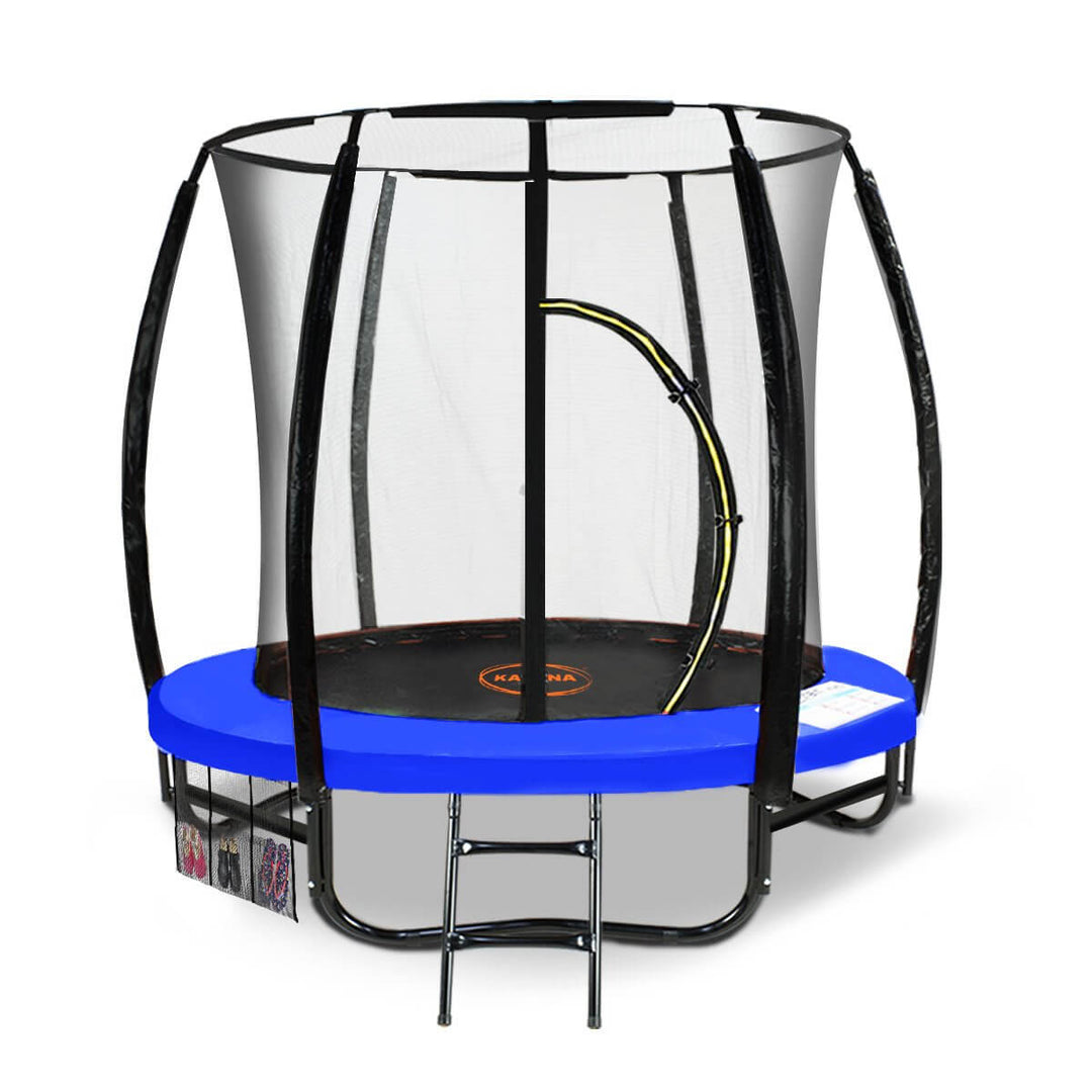 DSZ Product, feed-cond-new, feed-sl-DSZ Freight Payable, newKahuna Classic 6Ft Outdoor Round Blue Trampoline With Safety Enclosure - Premium Baby & Kids > Baby & Kid's Toys > Outdoor Play Equipment from Kahuna ! Shop Online Buy Now at S & D's Value Store Family Business Best Customer ServiceDSZ Product, feed-cond-new, feed-sl-DSZ Freight Payable, new