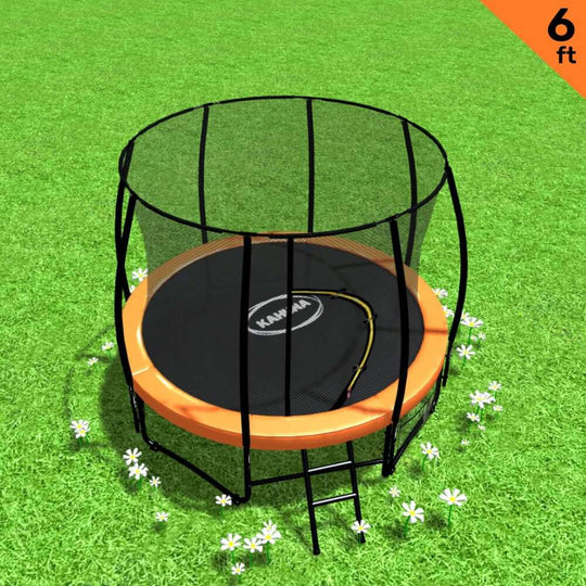 _label_, DSZ Product, feed-cond-new, feed-sl-free shipping, free-shipping, newKahuna Classic 6Ft Outdoor Round Orange Trampoline Safety Enclosure - Premium Sports & Fitness > Trampolines > Trampolines & Accessories from Kahuna ! Shop Online Buy Now at S & D's Value Store Family Business Best Customer Service_label_, DSZ Product, feed-cond-new, feed-sl-free shipping, free-shipping, new