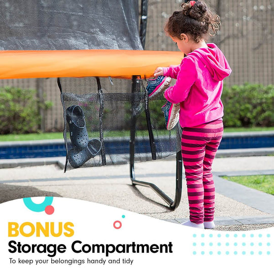 _label_, DSZ Product, feed-cond-new, feed-sl-free shipping, free-shipping, newKahuna Classic 6Ft Outdoor Round Orange Trampoline Safety Enclosure - Premium Sports & Fitness > Trampolines > Trampolines & Accessories from Kahuna ! Shop Online Buy Now at S & D's Value Store Family Business Best Customer Service_label_, DSZ Product, feed-cond-new, feed-sl-free shipping, free-shipping, new