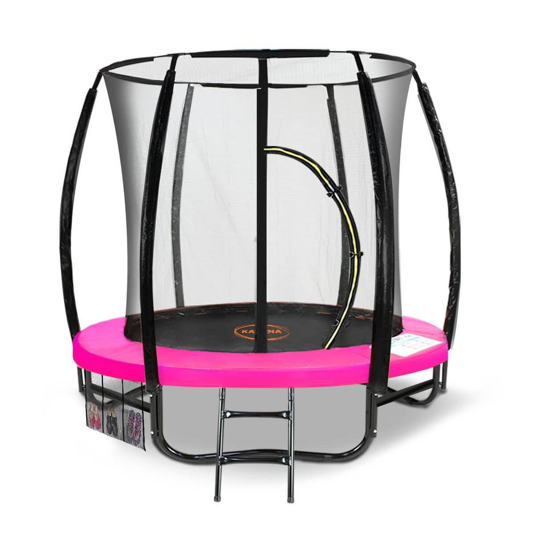 DSZ Product, feed-cond-new, feed-sl-DSZ Freight Payable, newKahuna Classic 6Ft Outdoor Round Trampoline Safety Enclosure - Pink - Premium Baby & Kids > Baby & Kid's Toys > Outdoor Play Equipment from Kahuna ! Shop Online Buy Now at S & D's Value Store Family Business Best Customer ServiceDSZ Product, feed-cond-new, feed-sl-DSZ Freight Payable, new