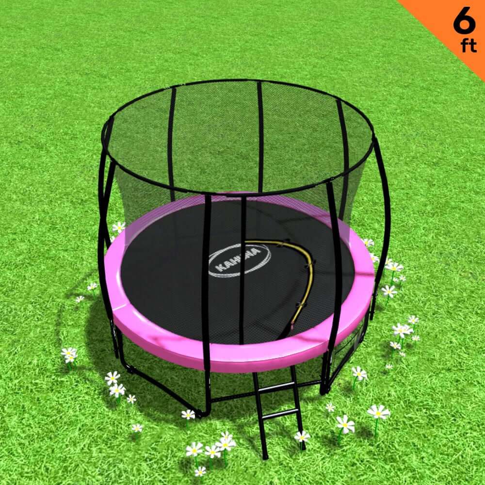 DSZ Product, feed-cond-new, feed-sl-DSZ Freight Payable, newKahuna Classic 6Ft Outdoor Round Trampoline Safety Enclosure - Pink - Premium Baby & Kids > Baby & Kid's Toys > Outdoor Play Equipment from Kahuna ! Shop Online Buy Now at S & D's Value Store Family Business Best Customer ServiceDSZ Product, feed-cond-new, feed-sl-DSZ Freight Payable, new