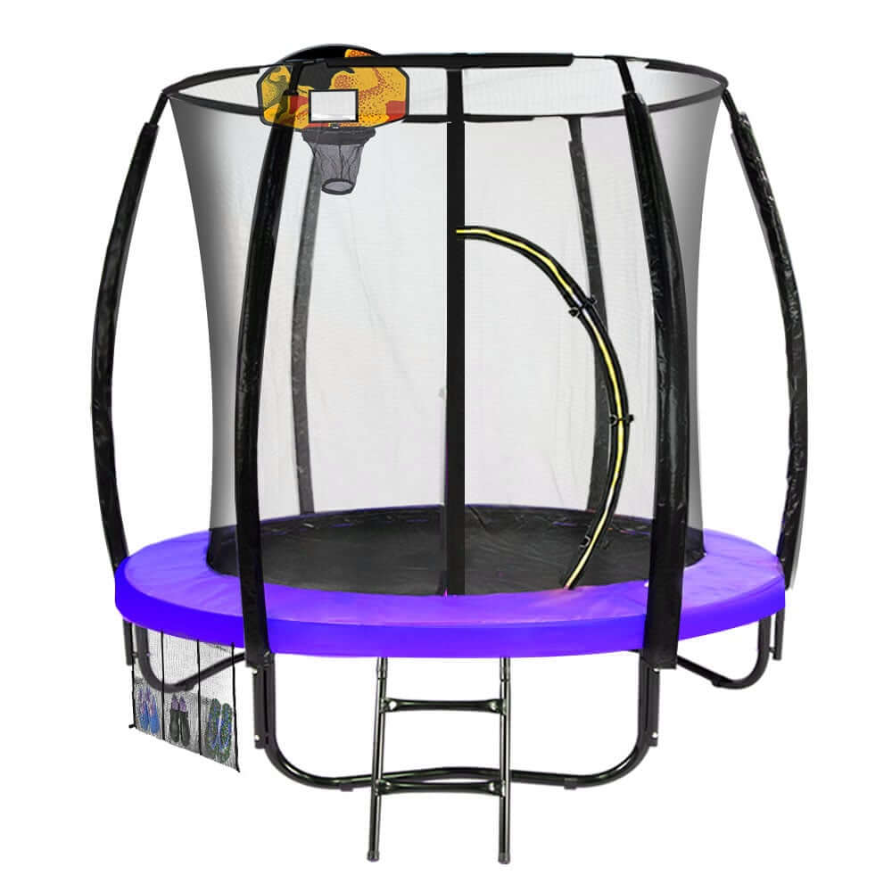 _label_, DSZ Product, feed-cond-new, feed-sl-free shipping, free-shipping, newKahuna Classic 6Ft Trampoline Free Ladder Spring Mat Net Safety Pad Cover Round Enclosure Basketball Set - Purple - Premium Baby & Kids > Baby & Kid's Toys > Outdoor Play Equipment from Kahuna ! Shop Online Buy Now at S & D's Value Store Family Business Best Customer Service_label_, DSZ Product, feed-cond-new, feed-sl-free shipping, free-shipping, new