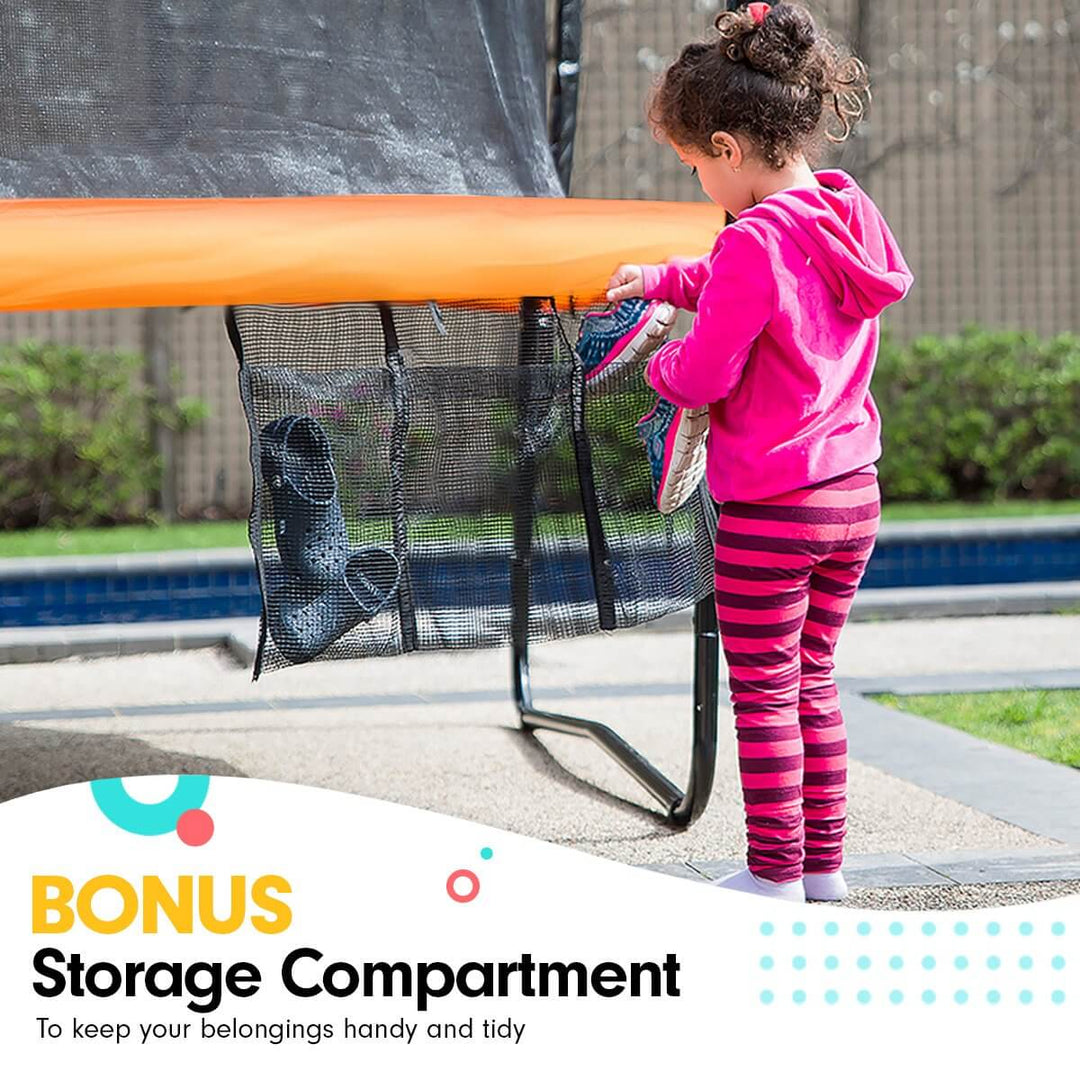 _label_, DSZ Product, feed-cond-new, feed-sl-free shipping, free-shipping, newKahuna 8Ft Trampoline Kahuna With Spring Mat Pad Net Outdoor - Orange - Premium Sports & Fitness > Trampolines > Trampolines & Accessories from Kahuna ! Shop Online Buy Now at S & D's Value Store Family Business Best Customer Service_label_, DSZ Product, feed-cond-new, feed-sl-free shipping, free-shipping, new