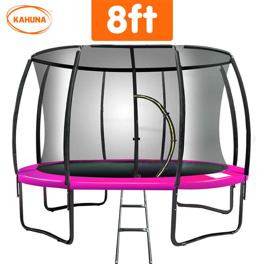 DSZ Product, feed-cond-new, feed-sl-DSZ Freight Payable, newKahuna 8Ft Trampoline Free Ladder Spring Mat Net Safety Pad Cover Round Enclosure Pink - Premium Sports & Fitness > Trampolines > Trampolines & Accessories from Kahuna ! Shop Online Buy Now at S & D's Value Store Family Business Best Customer ServiceDSZ Product, feed-cond-new, feed-sl-DSZ Freight Payable, new