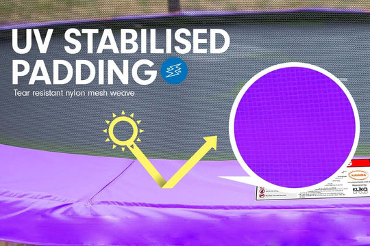 DSZ Product, feed-cond-new, feed-sl-DSZ Freight Payable, newKahuna 8Ft Trampoline Free Ladder Spring Mat Net Safety Pad Cover Round Enclosure Purple - Premium Sports & Fitness > Trampolines > Trampolines & Accessories from Kahuna ! Shop Online Buy Now at S & D's Value Store Family Business Best Customer ServiceDSZ Product, feed-cond-new, feed-sl-DSZ Freight Payable, new