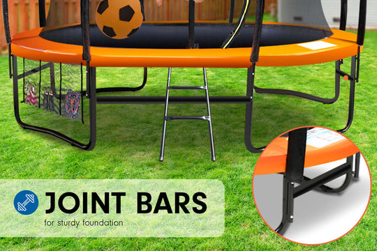 DSZ Product, feed-cond-new, feed-sl-DSZ Freight Payable, newKahuna 16Ft Trampoline Free Ladder Spring Mat Net Safety Pad Cover Round Enclosure - Orange - Premium Sports & Fitness > Trampolines > Trampolines & Accessories from Kahuna ! Shop Online Buy Now at S & D's Value Store Family Business Best Customer ServiceDSZ Product, feed-cond-new, feed-sl-DSZ Freight Payable, new