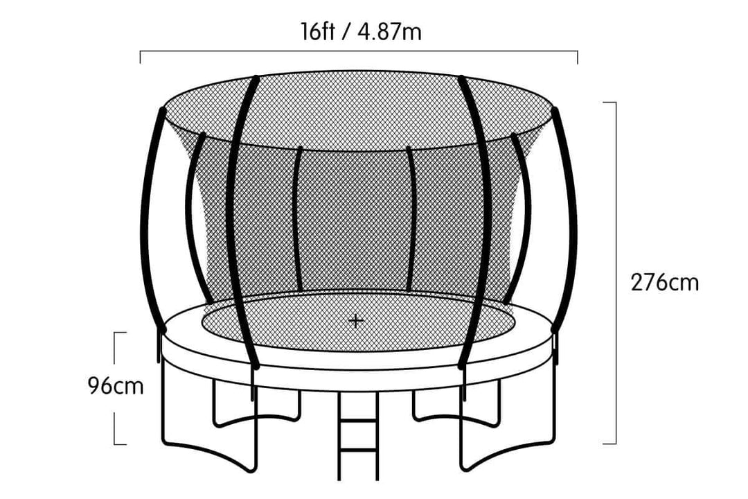 DSZ Product, feed-cond-new, feed-sl-DSZ Freight Payable, newKahuna 16Ft Trampoline Free Ladder Spring Mat Net Safety Pad Cover Round Enclosure - Purple - Premium Sports & Fitness > Trampolines > Trampolines & Accessories from Kahuna ! Shop Online Buy Now at S & D's Value Store Family Business Best Customer ServiceDSZ Product, feed-cond-new, feed-sl-DSZ Freight Payable, new