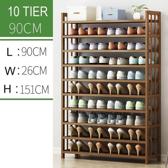 DSZ Product, feed-cond-new, feed-sl-DSZ Freight Payable, new10 Tier Tower Bamboo Wooden Shoe Rack Corner Shelf Stand Storage Organizer - Premium Furniture > Living Room > Shoe Storage from Amazingooh ! Shop Online Buy Now at S & D's Value Store Family Business Best Customer ServiceDSZ Product, feed-cond-new, feed-sl-DSZ Freight Payable, new