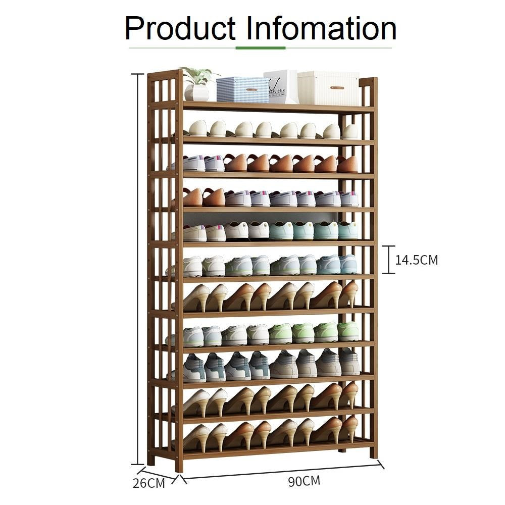 DSZ Product, feed-cond-new, feed-sl-DSZ Freight Payable, new10 Tier Tower Bamboo Wooden Shoe Rack Corner Shelf Stand Storage Organizer - Premium Furniture > Living Room > Shoe Storage from Amazingooh ! Shop Online Buy Now at S & D's Value Store Family Business Best Customer ServiceDSZ Product, feed-cond-new, feed-sl-DSZ Freight Payable, new